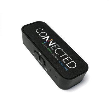 Wireless Audio Jack Transmitter Adapter - Full-Color Personalization Available from Positive Promotions