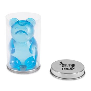 Gummy Bear Shaped Sensory Squishy Stress Reliever - One-Color Personalization Available from Positive Promotions