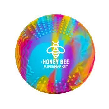Tactile Silicone Sensory Stress Relief Fidget Ball - One-Color Personalization Available from Positive Promotions
