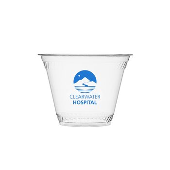 Recycled Plastic Clear Cup 9 oz. - One-Color Personalization Available from Positive Promotions