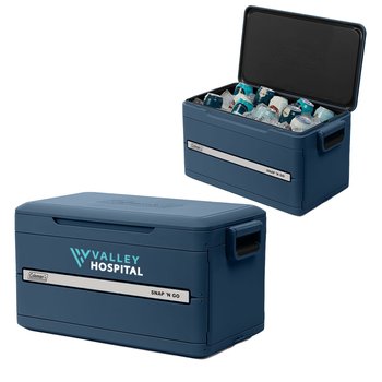 Coleman® Snap 'N Go Collapsible Hard-Sided Cooler - 35 Quart - Full-Color Personalization Available from Positive Promotions
