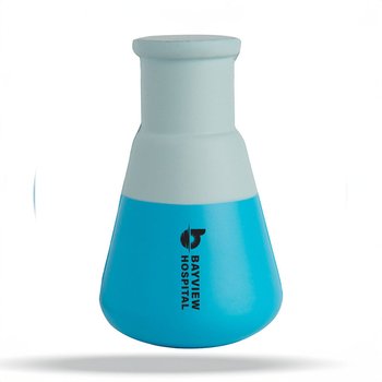 Science Beaker Shaped Stress Reliever - One-Color Personalization Available from Positive Promotions