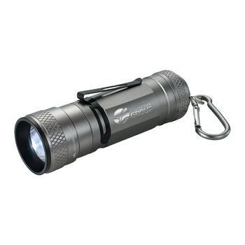 High Sierra® Bright CREE Zoom Flashlight - Laser-Engraved Personalization Available from Positive Promotions