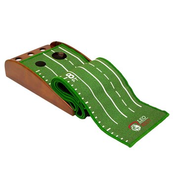 Golf Putting Green Trainer Mat With Non-Slip Rubber Back - Full-Color Personalization Available from Positive Promotions