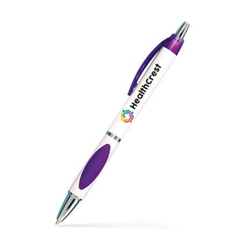 Low Minimum - Ibiza Grip Pen - Full-Color Personalization Available from Positive Promotions