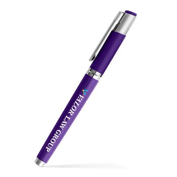 Low Minimum - The Duke Gel Pen - Full-Color Personalization Available from Positive Promotions