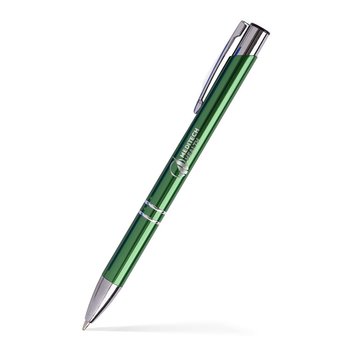 Low Minimum - Value Luxe Chrome-Trimmed Metal Pen - Laser-Engraved Personalization Available from Positive Promotions