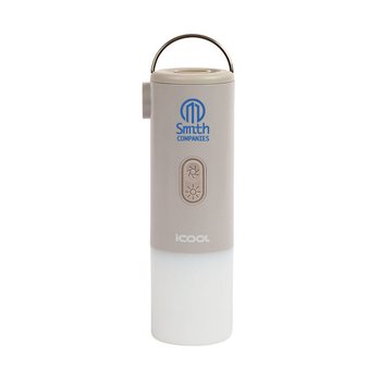 iCool 2-In-1 Rechargeable Air Pump & 200 Lumen LED Lantern IPX4 Waterproof - Type-C - One-Color Personalization Available from Positive Promotions