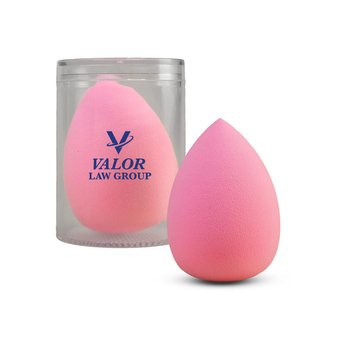 Reusable Egg-Shaped Makeup Blending Beauty Sponge - One-Color Personalization Available from Positive Promotions
