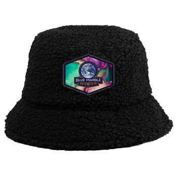 Recycled PET Teddy Fuzzy Bucket Hat With Embroidered Emblem - Full-Color Personalization Available from Positive Promotions