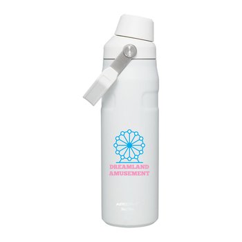Stanley® Recycled Stainless-Steel IceFlow AeroLight Water Bottle 24 oz. With Fast Flow Lid - One-Color Personalization Available from Positive Promotions