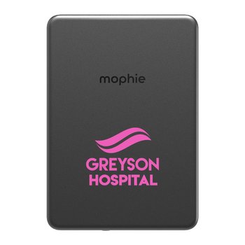 mophie® MagSafe Powerstation Slim Qi2 Wireless Power Bank 5,000 mAh - One-Color Personalization Available from Positive Promotions