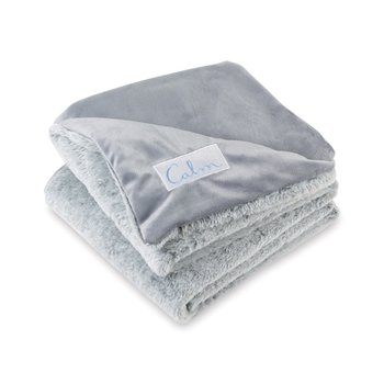 Luxe Faux Fur Throw Blanket - Personalization Available from Positive Promotions