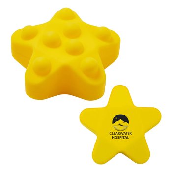 Push Pop Bubble Squish Sensory Fidget Stress Ball - Star Shape - Personalization Available from Positive Promotions