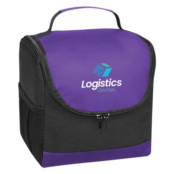 Boxy Non-Woven Insulated Lunch Cooler Bag - 6 Can - Personalization Available from Positive Promotions