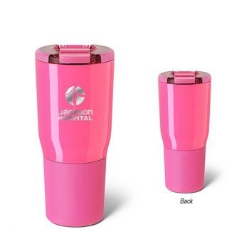 BrMate Nav Stainless Steel Tumbler with Silicone Base & Spill-Resistant with MagFlip Lid - 25 oz. from Positive Promotions