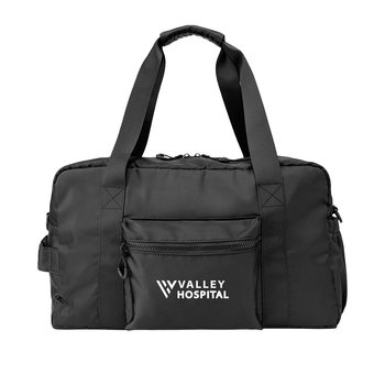2-in-1 Convertible Recycled Gym Duffel & Backpack with Trolley Strap - Personalization Available from Positive Promotions