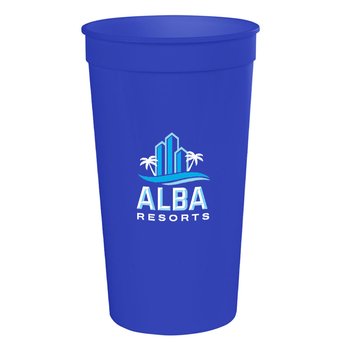 USA Made Reusable Stadium Cup - 32 oz. Full Color - Personalization Available from Positive Promotions