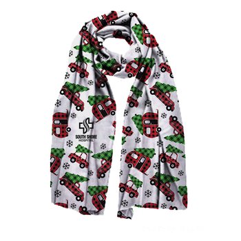 USA Made Sublimated Scarf - Full Color Personalization Available from Positive Promotions