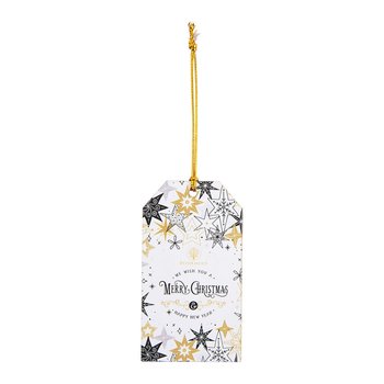 USA Made Wood Holiday Christmas Ornament - Gift Tag Shaped - Personalization Available from Positive Promotions