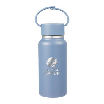 Mini Thor 8oz Vacuum Insulated Bottle with Clip Handle - Personalization Available from Positive Promotions