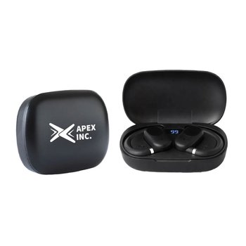 AeroLoop Open Ear Wireless Earbuds - Personalization Available from Positive Promotions