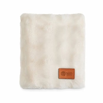 Bubble Luxe Blanket - Personalization Available from Positive Promotions