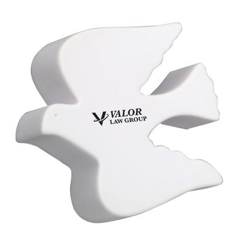 Peace Dove Squeeze Stress Reliever - One-Color Personalization Available from Positive Promotions