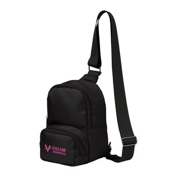 Cliff Recycled Crossbody Travel Sling Bag - One-Color Personalization Available from Positive Promotions