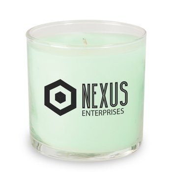 7-oz. Wax Aromatherapy Candle In Metal Tin - One-Color Personalization Available from Positive Promotions