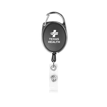 Retractable Badge Reel With Carabiner Clip & 35
