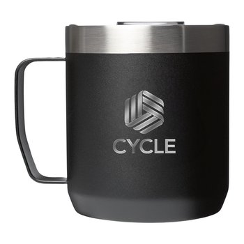 Stanley® Everyday Stainless-Steel Camp Mug 12 oz. - Laser-Engraved Personalization Available from Positive Promotions