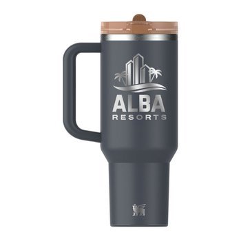 Stanley® Quencher ProTour Stainless-Steel Tumbler 40 Oz. With ProTour Flip Straw & Comfort Grip Handle - Laser-Plus Personalization Available from Positive Promotions