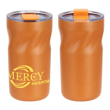 Twirl Eco-Friendly Stainless-Steel Tumbler 16 oz. With Lid - One-Color Personalization Available from Positive Promotions