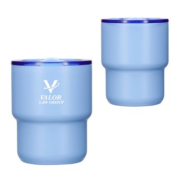 Clean Taste Ceramic-Lined Stainless-Steel Vacuum Insulated Stackable Tumbler 10 oz. - One-Color Personalization Available from Positive Promotions
