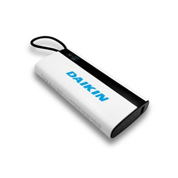 Smart Fast-Charging Power Bank With Built-In Type-C Cable & Digital Display 20,000 mAh 100W - One-Color Personalization Available from Positive Promotions