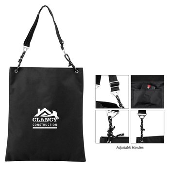 Rebel Recycled RPET Structured Shopper Tote Bag with Rope Detail Straps - Personalization Available from Positive Promotions