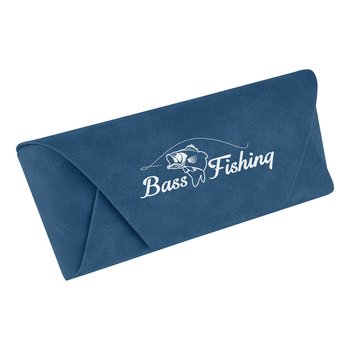 Faux Leather Eyeglass Case With Velvet Lining & Magnetic Closure - One-Color Personalization Available from Positive Promotions