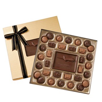 Medium Chocolate Delights Gift Box - Personalization Available from Positive Promotions