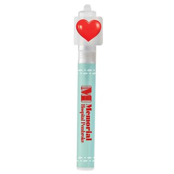 Heart Hand Sanitizer - Personalization Available from Positive Promotions