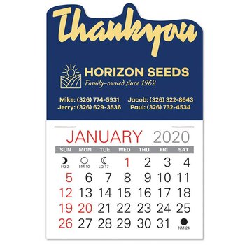 Value Thank You 2027 Stick-Up Calendar - Personalization Available from Positive Promotions