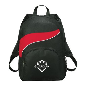 Color Swirl Backpack - Personalization Available from Positive Promotions