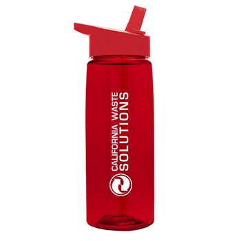 Flair Bottle With Flip Straw Lid 26-Oz. - Personalization Available from Positive Promotions