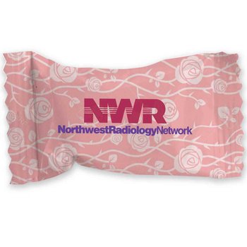 Individually Wrapped White Buttermints - Case of 1,000 - Full-Color Personalization Available from Positive Promotions