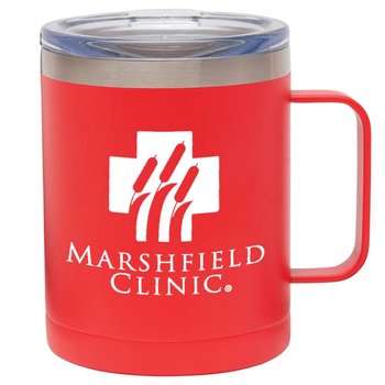 Vacuum Insulated Coffee Mug with Handle 12-Oz. - Personalization Available from Positive Promotions