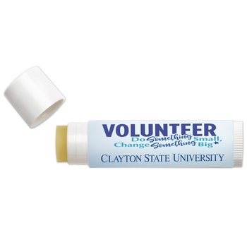 Do Something Small, Change Something Big Themed Lip Balm - Full Color Personalization Available from Positive Promotions