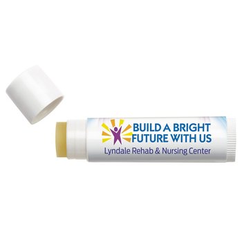 Build A Bright Future With Us Themed Lip Balm - Personalization Available from Positive Promotions