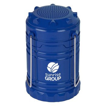2-in-1 Outdoor Adventure Camping COB Lantern With Bluetooth&reg; Speaker- Pop-Up/Retractable Indoor/Outdoor Use- Personalization Available from Positive Promotions