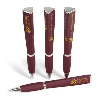 3-Sided Satin Touch Pen - One-Color Personalization Available from Positive Promotions