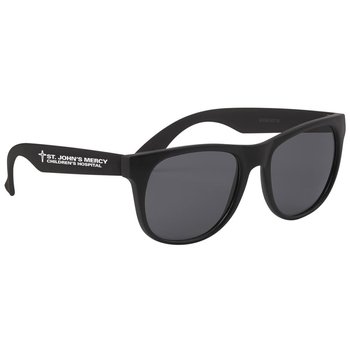 Youth Rubberized Sunglasses - Personalization Available from Positive Promotions